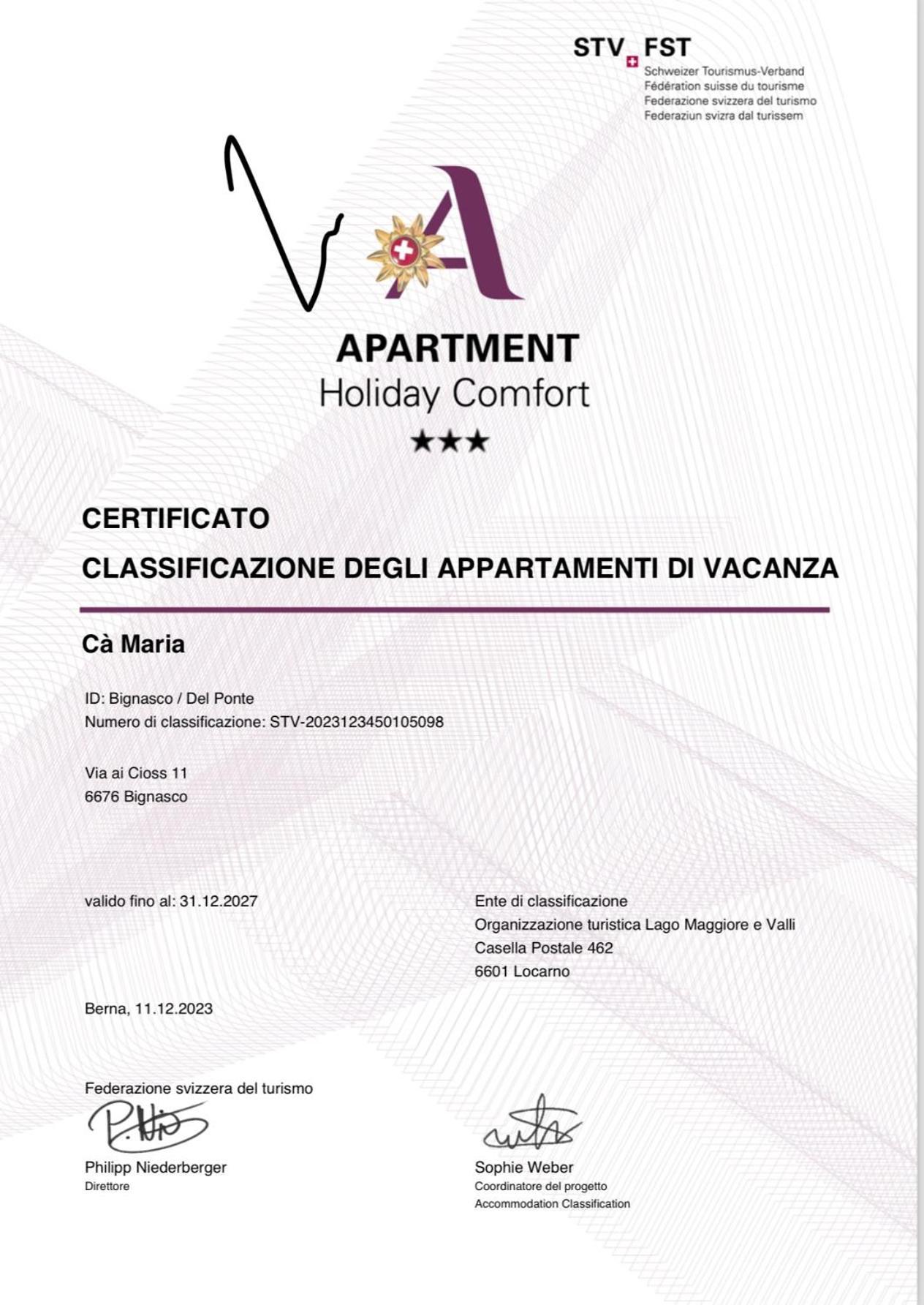 Appartamento Cà Maria Bignasco Esterno foto